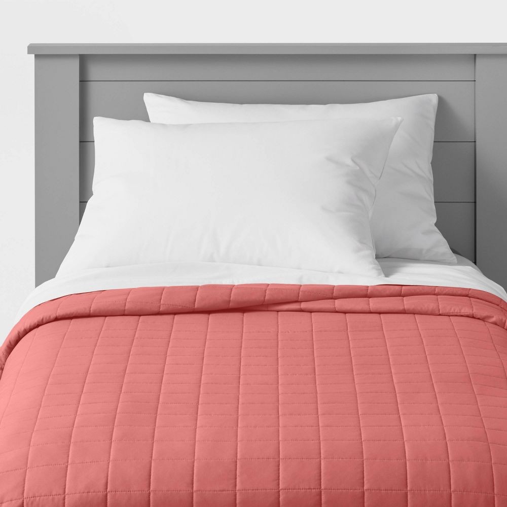 Детская палатка Twin Box Stitch из микрофибры с выцветшей розой - Pillowfort 3390₽