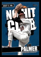 Jim Palmer 2022 Topps Night Club Card #NHC-19 Baltimore Orioles