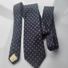 guy laroche navy burgundy pattern tie