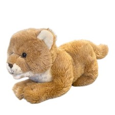 FAO Schwarz Lion Cub Plush Adopt A Pet Realistic Stuffed Animal No Papers 10  