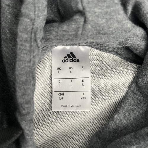 Adidas x Real Madrid Hoodie Sweatshirt Grau Logo Herren Gr. Large Fußball Futbol - Bild 5 von 9
