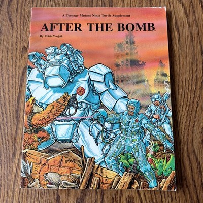 TMNT RPG After The Bomb - Erick Wujcik Palladium Paperback Book Supplement 1990