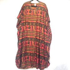 Sante Classics Caftan MuuMuu Dress Womens One Size OSFA Tribal African Maxi Boho