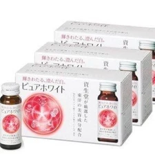 Shiseido Pure White Drink 50 ml (1.69 fl oz), Pack of 30 bottles