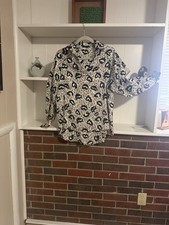 Leopard Print Woman  s Blouse V-Neck Long Sleeve 100 Polyester