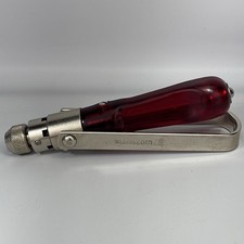 COLD WAR Era Weltrecord Ratcheting Flat Screwdriver West Germany HANDLE ONLY Red