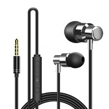 Accessonico Earbuds with Long Cord 6 ft 3.5mm Wired Headphones with Microphon...