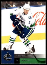 2009-10 Upper Deck #418 Christian Ehrhoff Vancouver Canucks Hockey Card