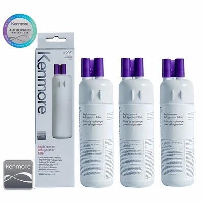 Sealed 3Pack Kenmore 9081 Replacement Refrigerator Water Filter 46-9081 46-9930