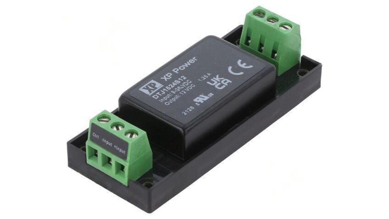 15W DC/DC Converter 9-36VDC/12VDC 1.25A DTJ1524S12