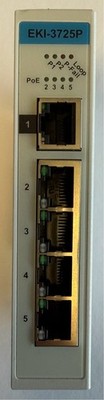 Advantech Industrial Unmanaged PoE Ethernet Switch 5-port Gigabit / EKI-3725P