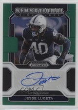 2023 Panini Chronicles Draft Picks Green Prizm Jesse Luketa #SS-JLU Auto pe8
