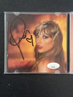 Taylor Swift Signed The Life Of A Showgirl CD Insert w/ Disc AUTO JSA COA