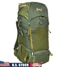 Divide 65L Backpack Pack Adjustable Torso Strap Trekking Pole Storage Hiking