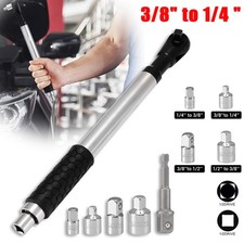 1/2" Offset Extension Wrench Impact Ratchet Extender for Electric Drill 3/8" 1/4