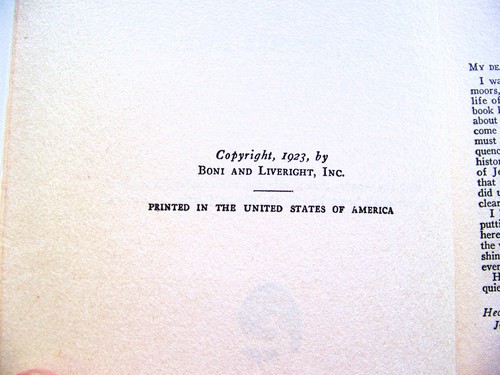 SCARCE 1923 1st American Edition HIDDEN LIVES By M. LEONORA EYLES w/SCARCE DJ - Bild 5 von 5