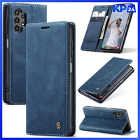HandyhüLle Premium Leder Flip Case FüR Samsung Galaxy A13 4G/5G Blau