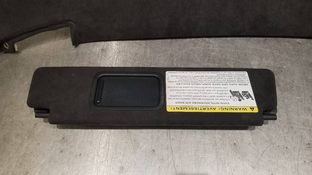 11 AUDI R8 COUPE ALCANTARA HEADLINER WITH SUN VISOR SET BLACK