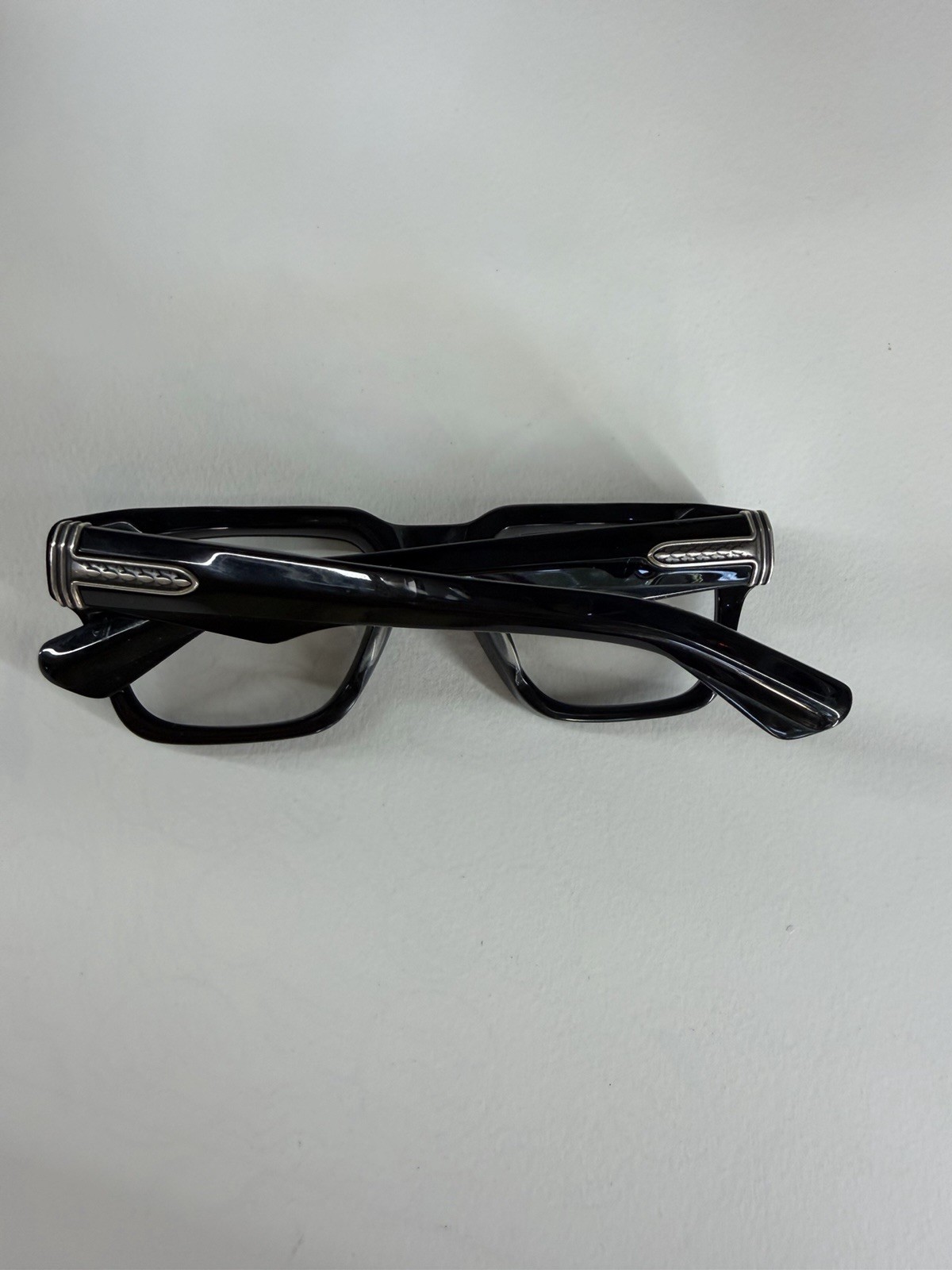 RARE Chrome Heart  Gnarlin Black Thick Frames Sunglasses Eyeglasses Japan image 3