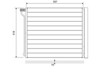 Kondensator Klimaanlage Valeo 822649 Aluminium FüR BMW X6 E71 E72 X5 E70 F15 F85