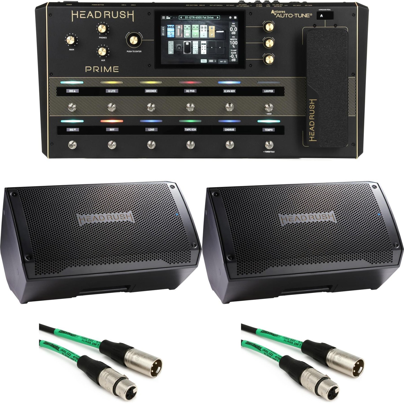 Мультиэффект для гитары HeadRush Prime/Моделировщик усилителей/Вокальный процессор и стереосистема