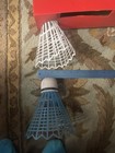 2 Giant Badminton Tennis Birdies Shuttlecoks Badminton 1 Blue 1 White — photo 4
