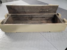 Vintage Wooden US Military Howitzer M103 M137 Ammo Crate Box Cold War Era