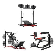 Uimoso Adjustable Leg Press and Extension Machine for Home Gym Workouts