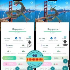 Pokémon Go - Shiny Rayquaza XXL/ XXS San Fra...