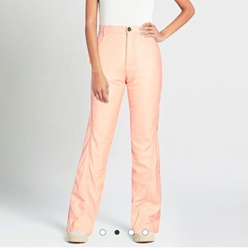 BOTTEGA VENETA Gorgeous Leather Flared Pants Size 38 NWT $4,030!! 🤯