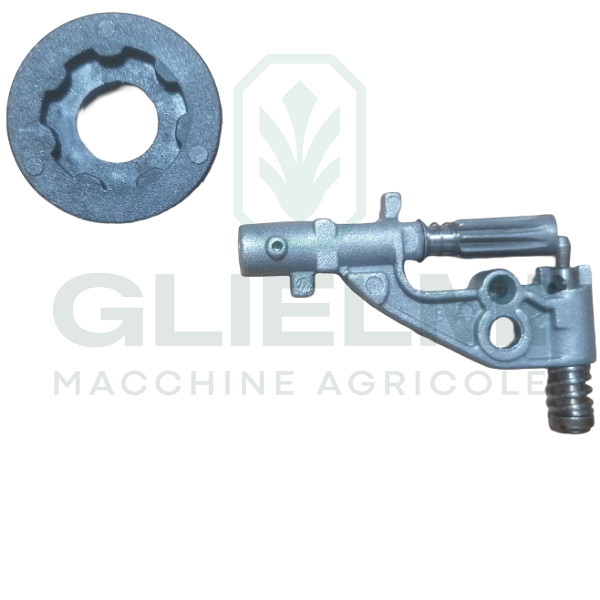 Pompa Olio Motosega Husqvarna 353 346XP Kit con Ingranaggio 7 Denti
