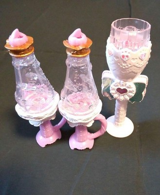 Delicious Party Precure Gashapon 3 Set Creamy Fleur Party Glass Pink Japan Toy
