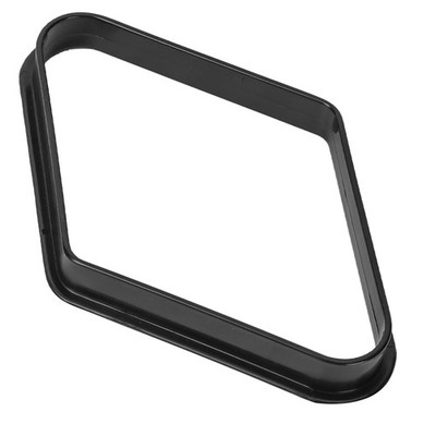 Black Plastic Billiard 8-Ball Triangle Racks or 9-Ball Diamond Pool Ball Rack...