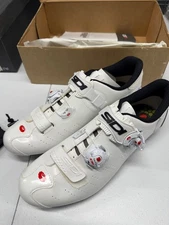 Sidi Ergo 5 Carbon Road Cycling Shoes White EU 44.5 US 10 BOA NIB Italy