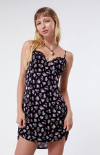 LA Hearts Lace Trim Bustier Mini Dress Size Small NWT cottagecore grunge y2k AD