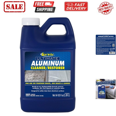 #ad Ultimate Aluminum Cleaner amp; Restorer Aluminum Boat Cleaner Perfect for Po... $44.61