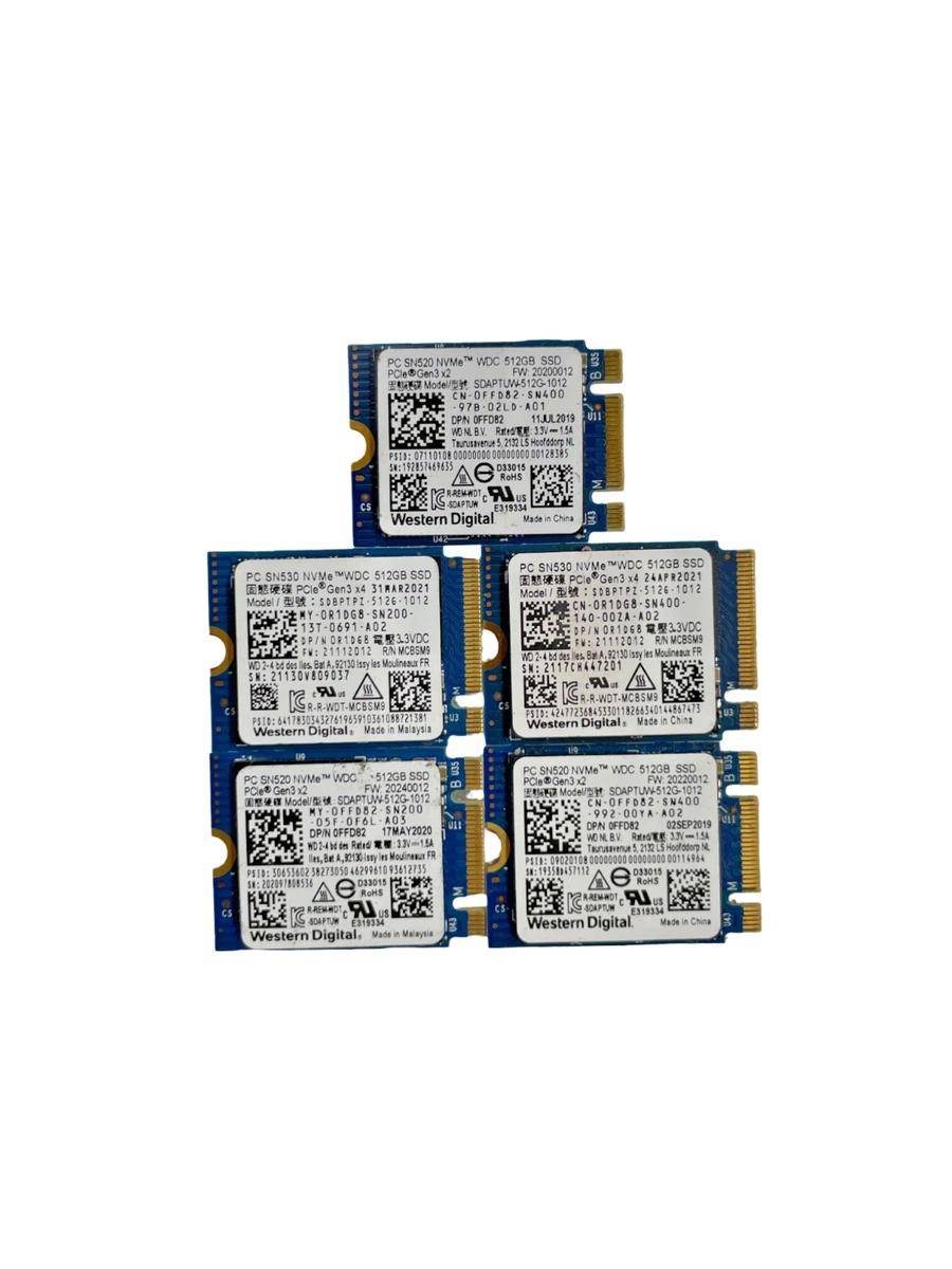 Western Digital M.2 Interface 512 GB Solid State Drives for sale
