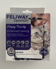 NEW Feliway Optimum Cat Calming Pheromone Diffuser 30 Day Kit EXP 2028