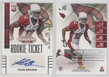 2014 Panini Contenders John Brown (Sec Row Seat) #143 Rookie Auto RC