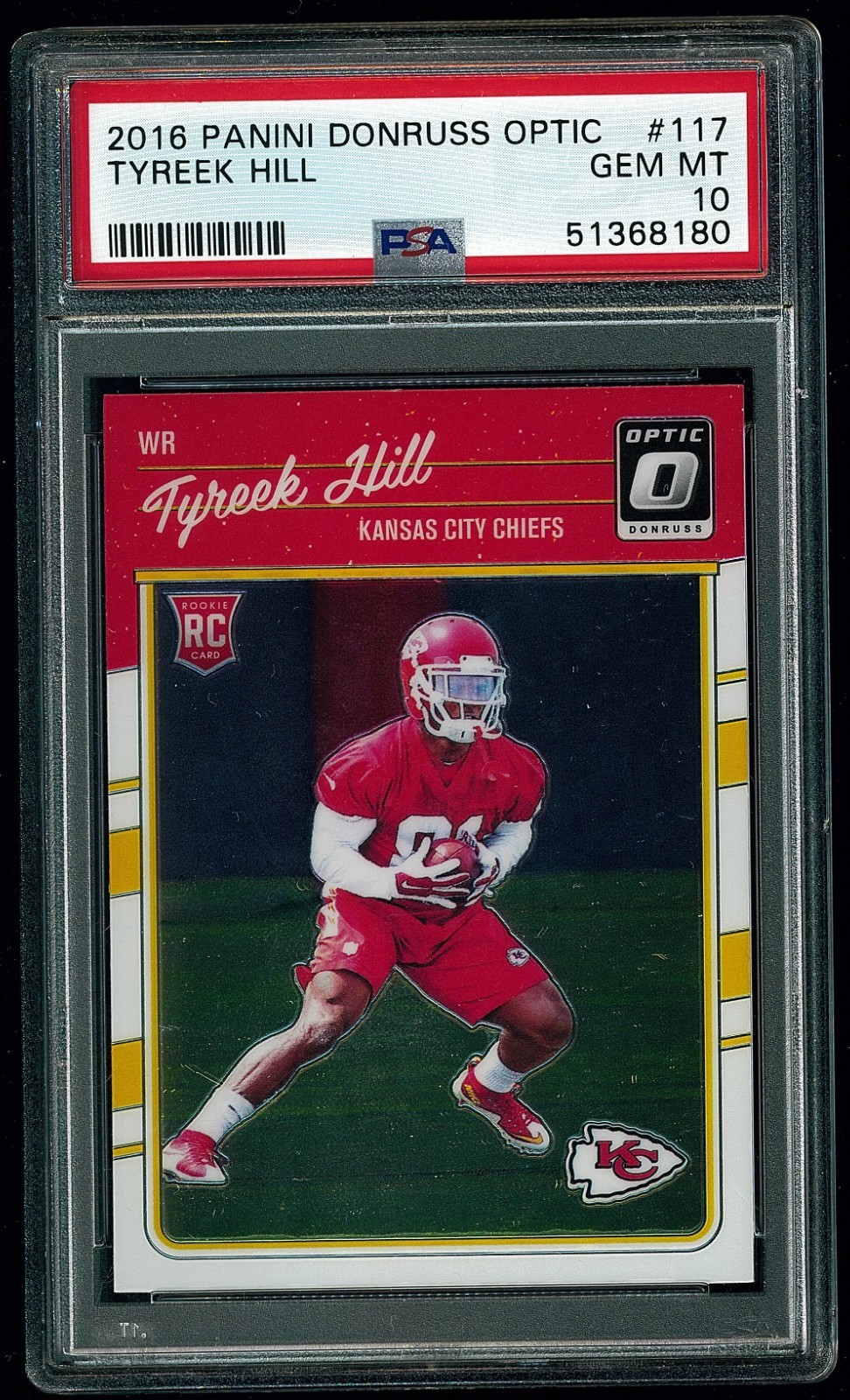 Tyreek Hill Panini Donruss Optic #117 Base