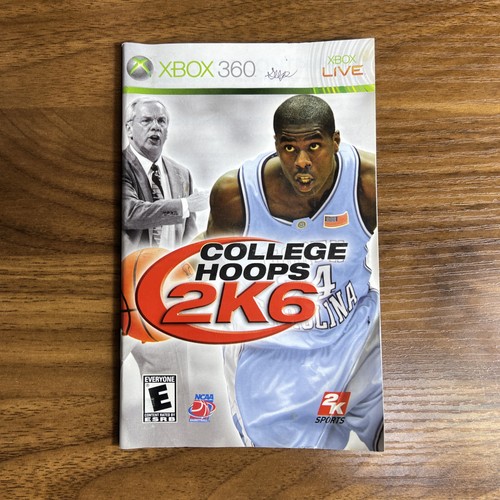 College Hoops 2K6 (Microsoft Xbox 360, 2006) CIB komplett mit Handbuch TOP - Bild 7 von 8