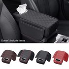 Car Armrest Cushion Cover Center Console Mat Storage Pad Interior Accessories
