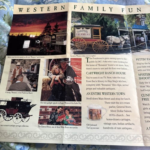 Brochure Casa di Bonanza Ponderosa Ranch Lago Tahoe - Foto 5 di 6