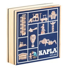 KAPLA Wooden Construction Set: 100 Building Planks - Educational Toy
