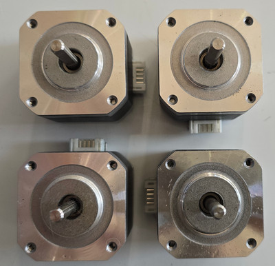 Lot of 4 Used NEMA 17 Stepper Motors