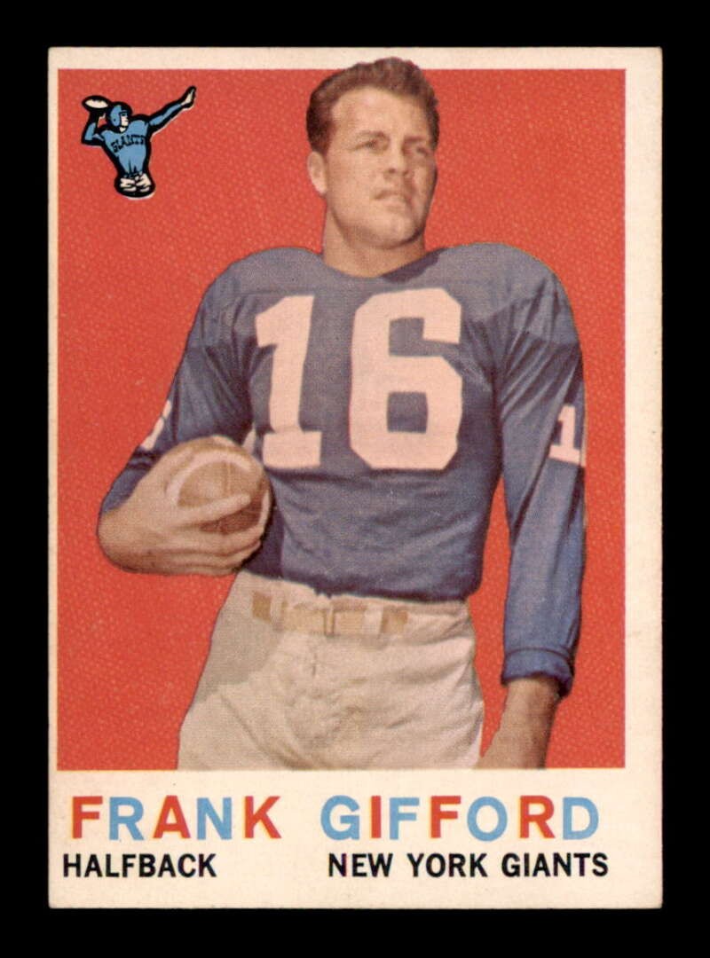 1959 Topps #20 Frank Gifford   EX+ X3123678