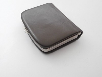 APOLLO SOLINGEN Rasierhobel nur ETUI DE Travel Razor Leather Case BROWN Vintage!