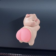 Cute Pig Bouncy Butt Car Dashboard Decoration Resin Figurine Ornament Cute Pig Bouncy Butt Car Dashboard Decoration Resin Figurine Ornament