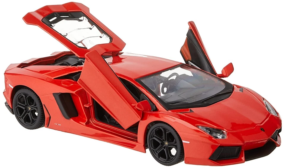 Lamborghini Avetador LP700-4 Coupè Orange/Arancio Die Cast 1/24 Maisto #31210 - Immagine 3 di 3