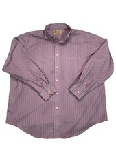 Roundtree Yorke GOLD LABEL Perfect Performance Mens XL Pink Plaid